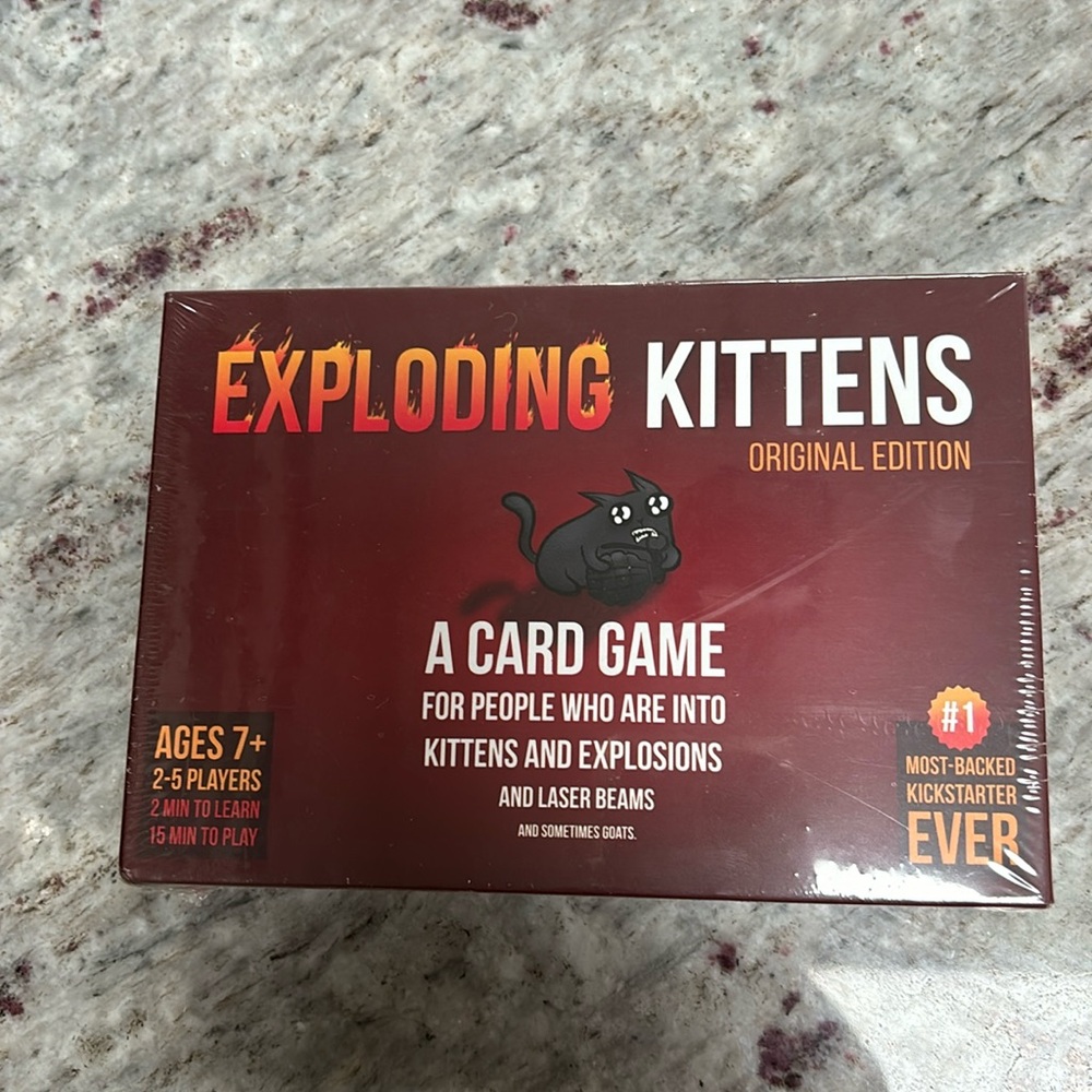 Exploding Kittens Card Game, NIB, never opened, great for Easter Basket